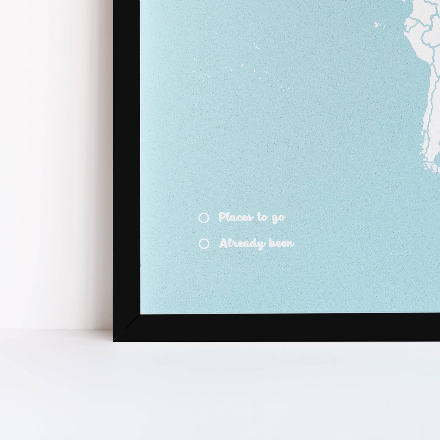 Mapa de corcho - Woody Map Colors Azul - Misswood