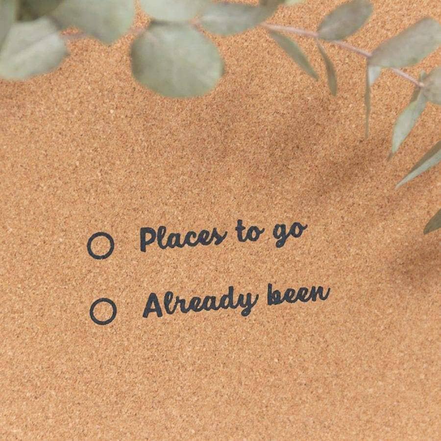 Mapamundi corcho - Woody Map Natural World - Misswood