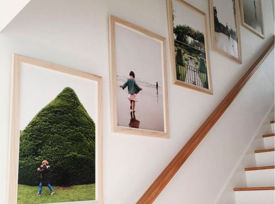 Ideas clave para adornar la pared de la escalera - Misswood