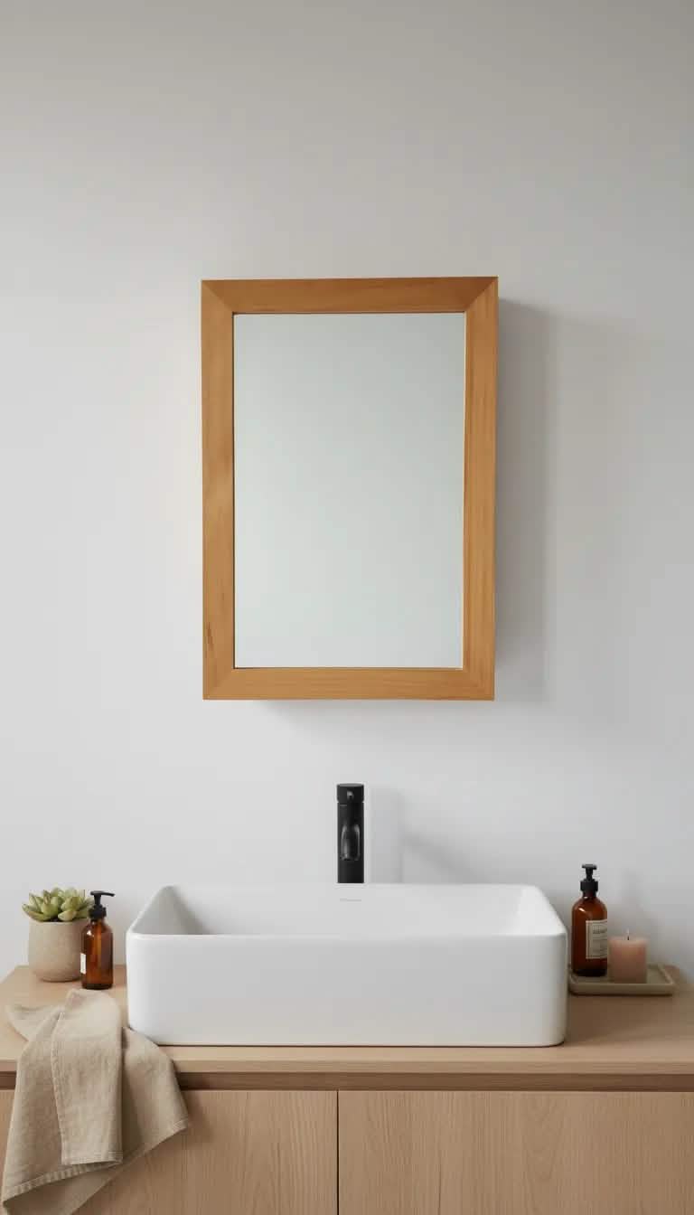 Espejo de baño con almacenaje