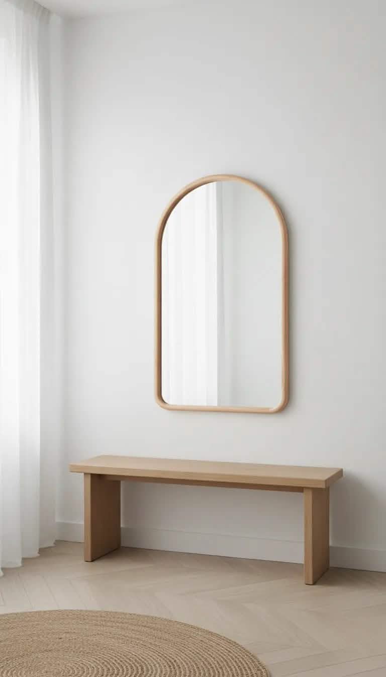Espejo de madera - 100 cm x 60 cm