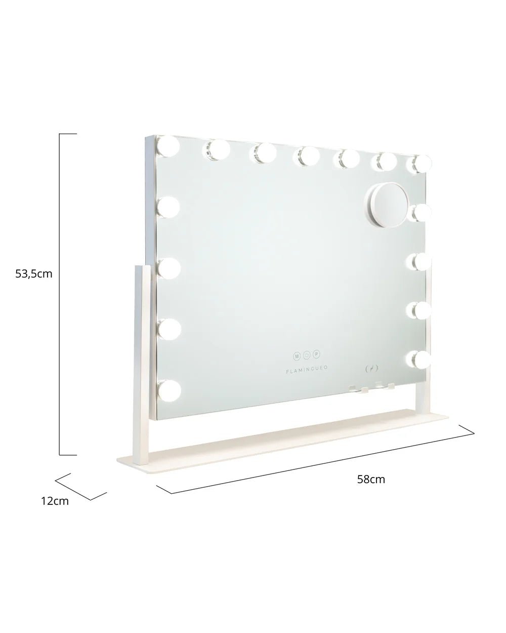 Espejo con Luz - Carga inalámbrica - Misswood