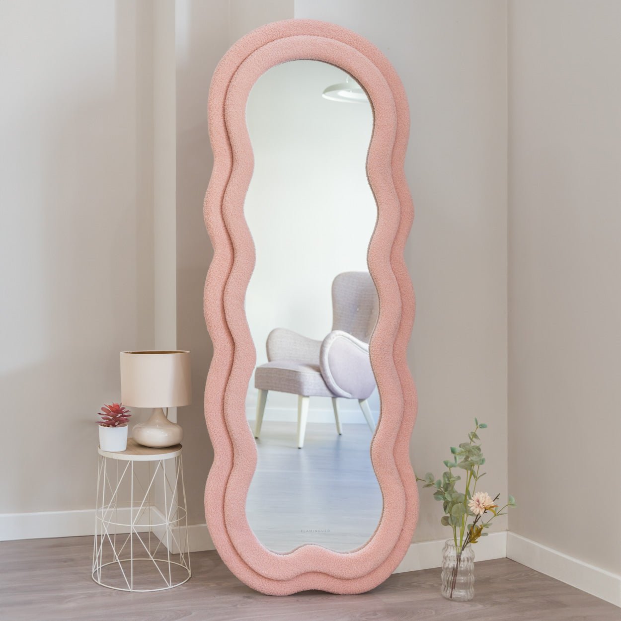 Espejo Pared Teddy - Rosa - Misswood