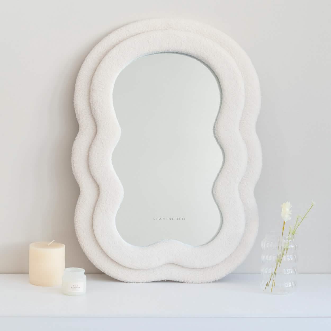 Espejo Tocador Teddy - Blanco - Misswood