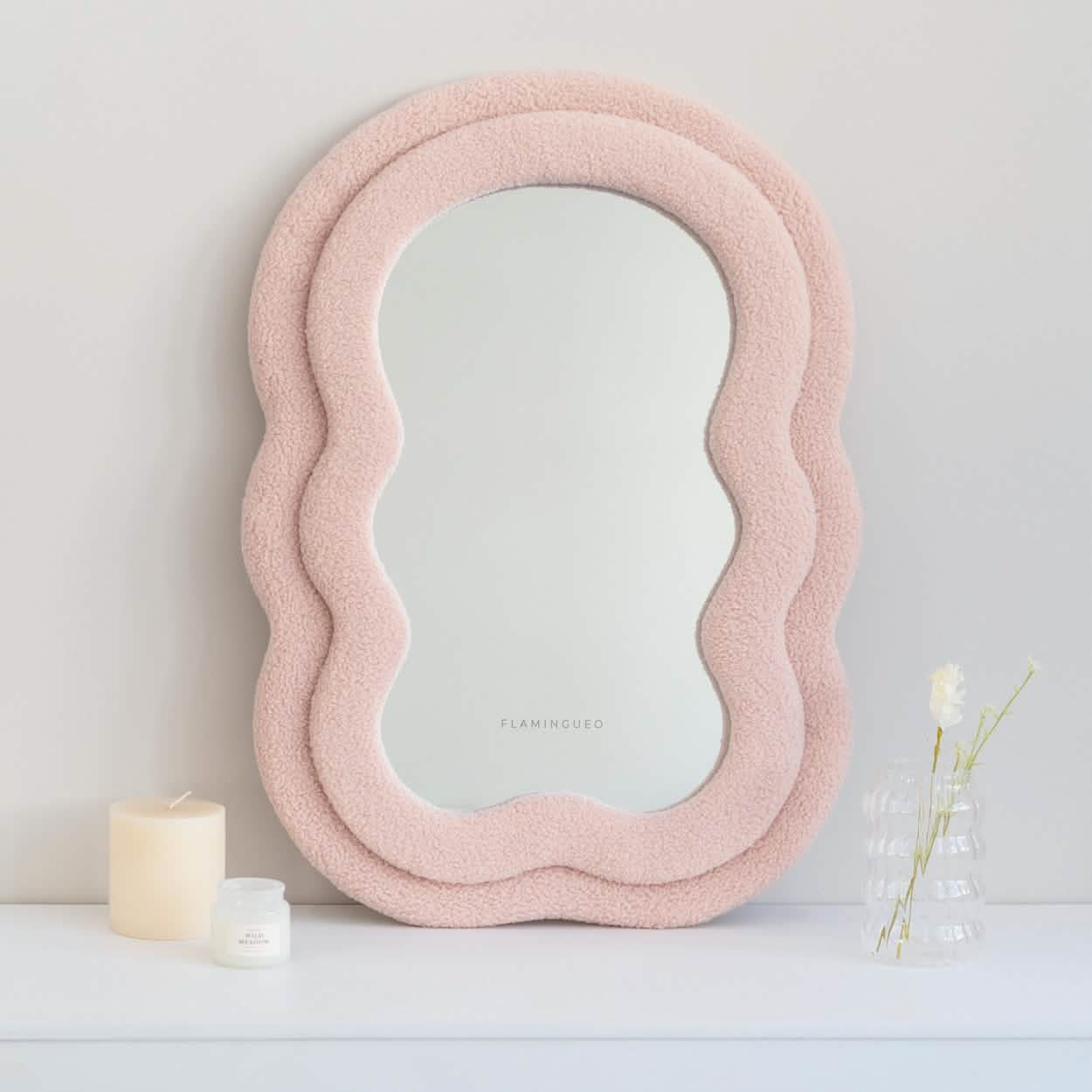 Espejo Tocador Teddy - Rosa - Misswood