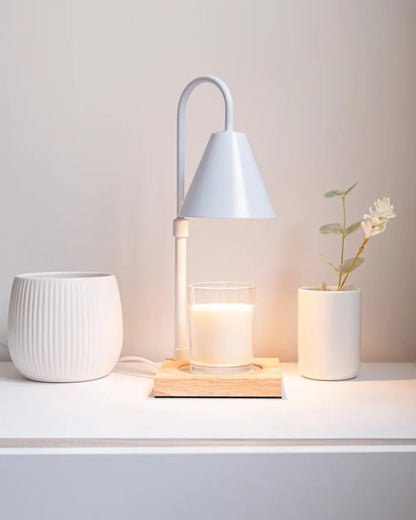 Lampara para velas - Blanco - Misswood