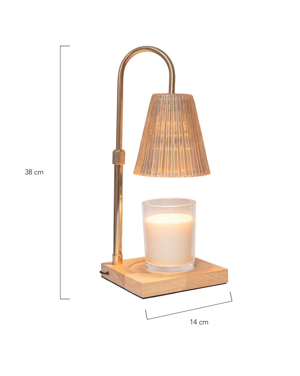 Lampara para velas - Cristal - Misswood