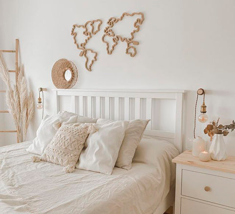 24 ideas para decorar las paredes del dormitorio