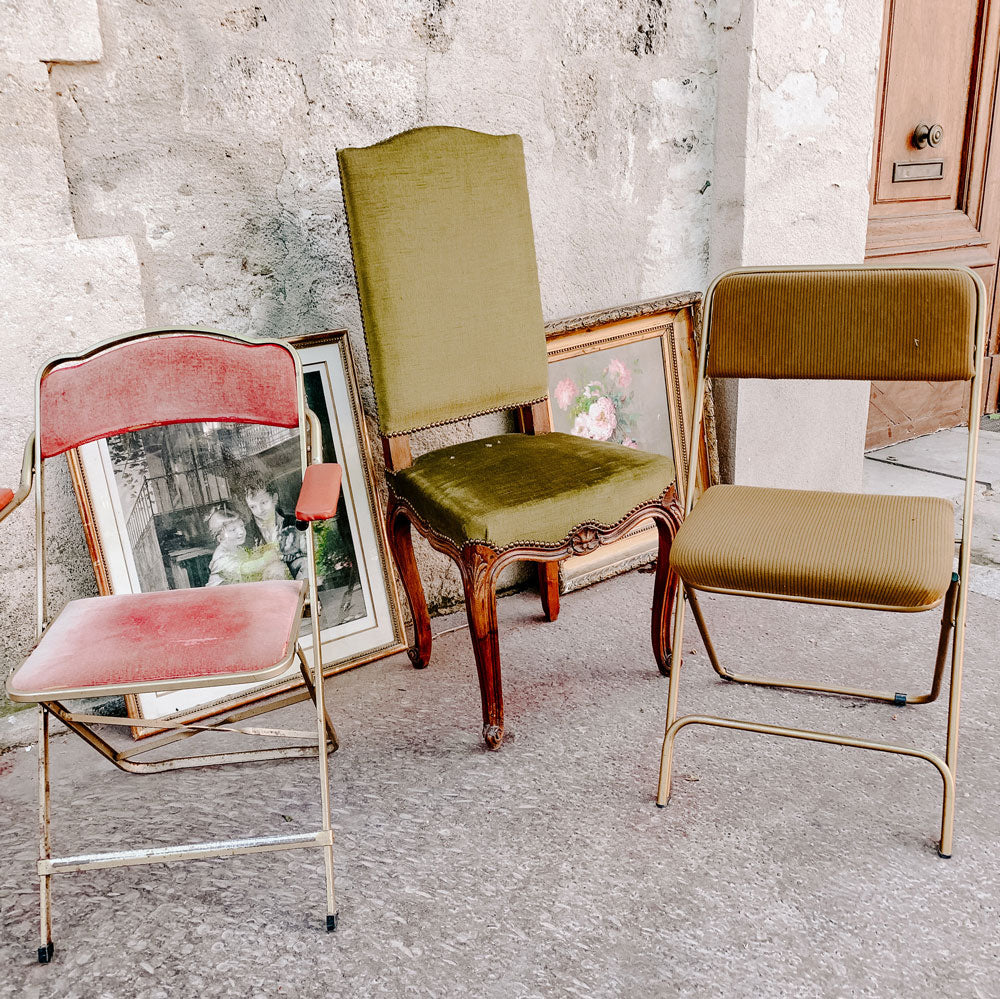 Tres sillas de segunda mano estilo vintage 