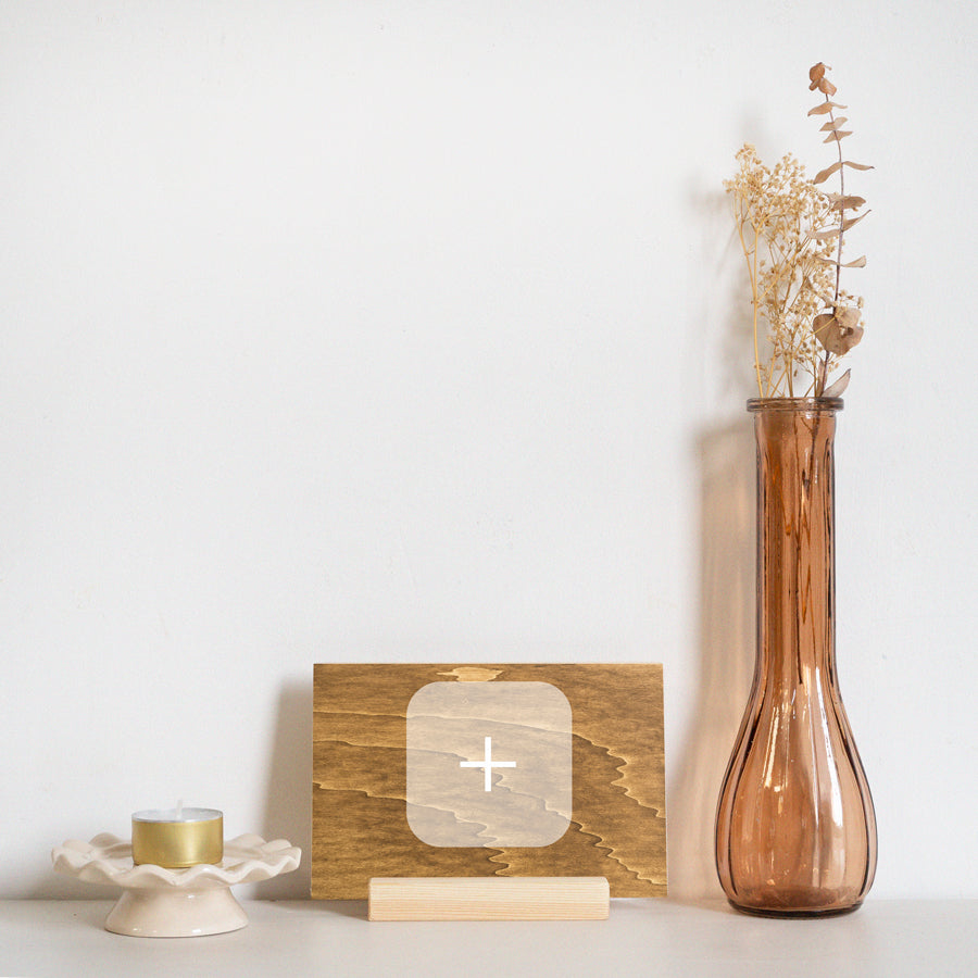 Cartel de madera Personalizado-10 x 15 cm / Horizontal / Marrón-10 x 15 cm-Horizontal-MarrónMisswood