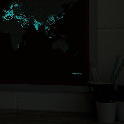 Mapa de corcho - Woody Map Fluor Edition - Misswood