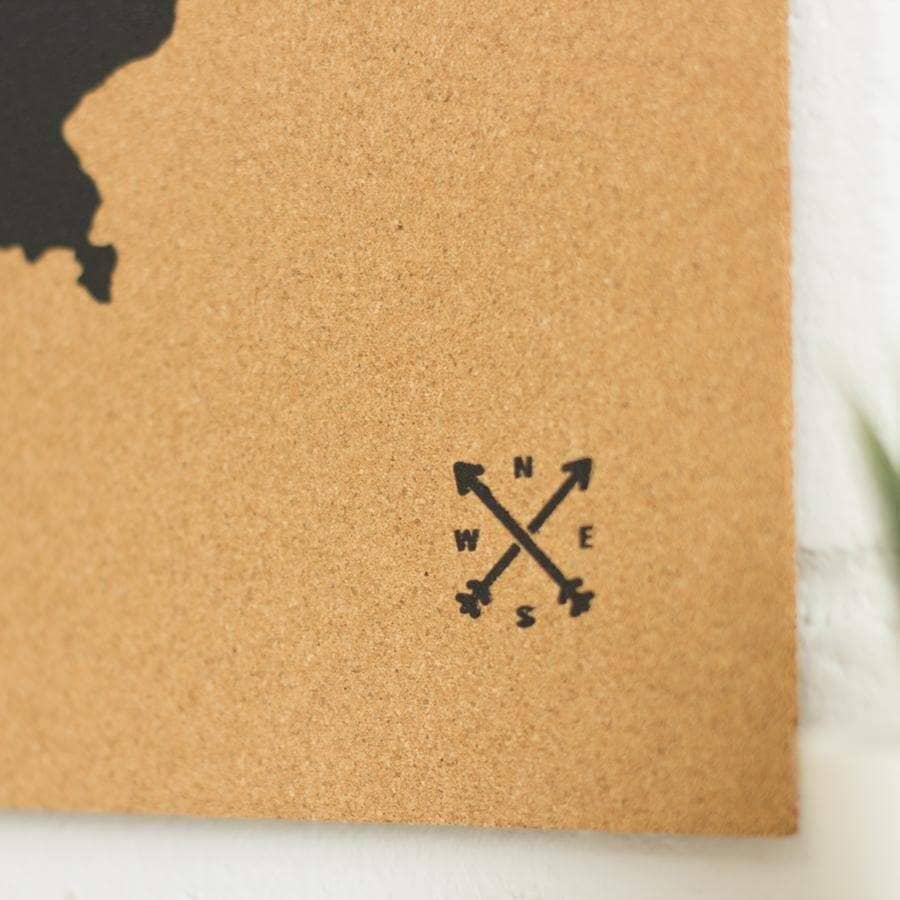 Mapa de corcho - Woody Map Natural Alemania - Misswood