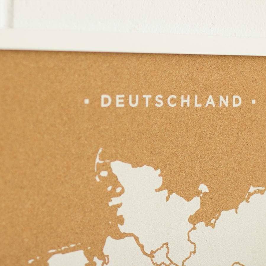 Mapa de corcho - Woody Map Natural Alemania - Misswood