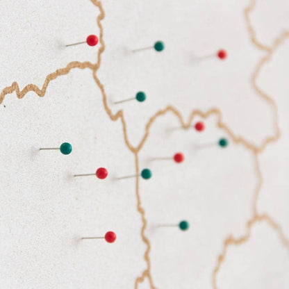 Mapa de corcho - Woody Map Natural Alemania - Misswood