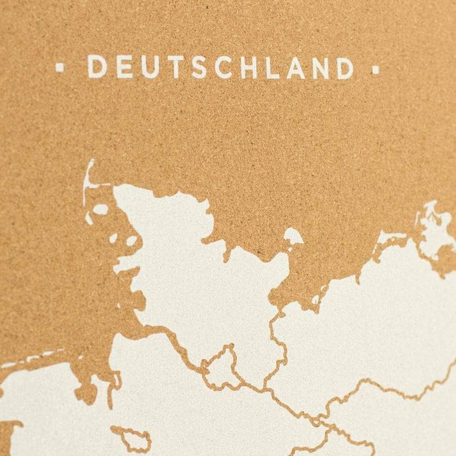 Mapa de corcho - Woody Map Natural Alemania - Misswood