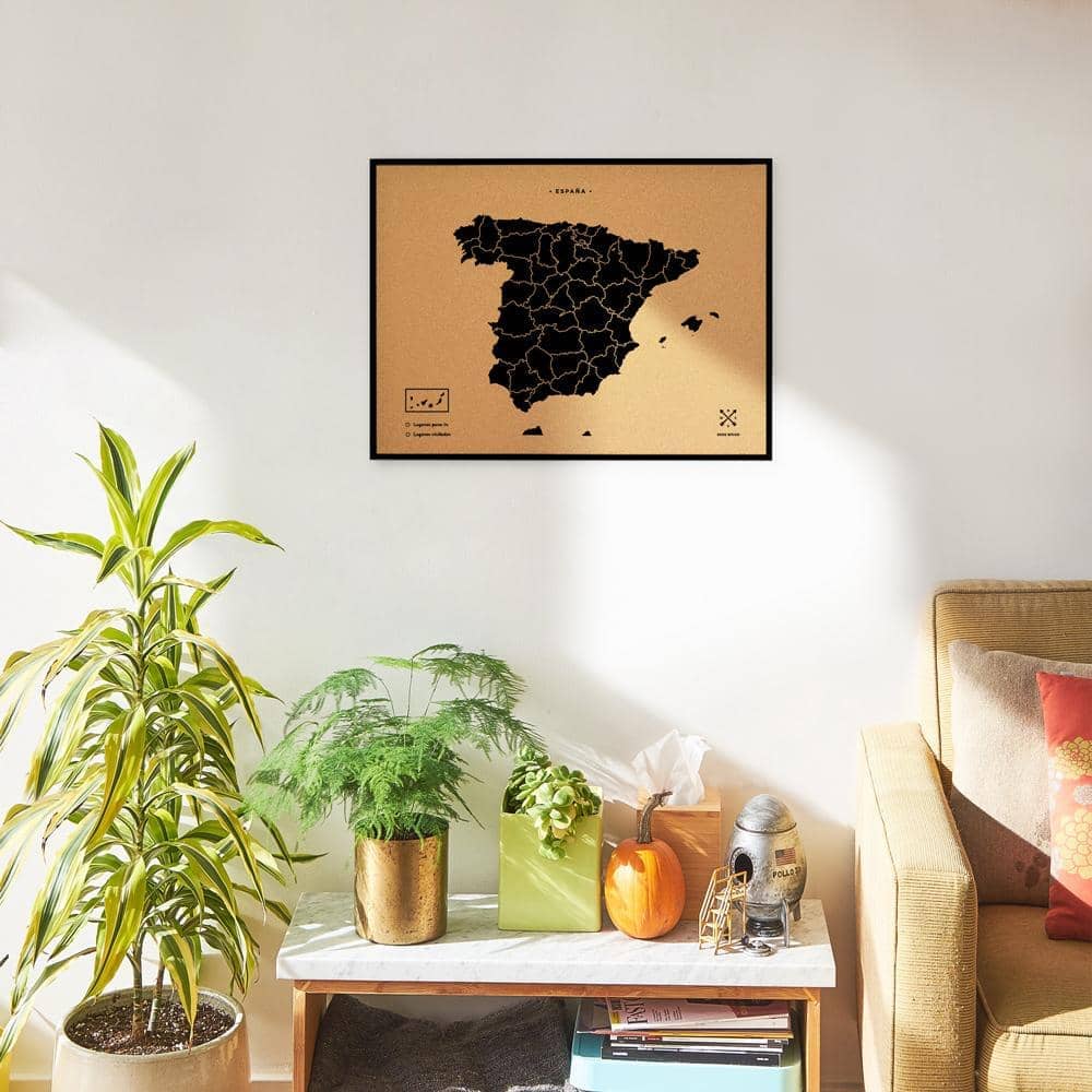 Mapa de corcho - Woody Map Natural España - Misswood