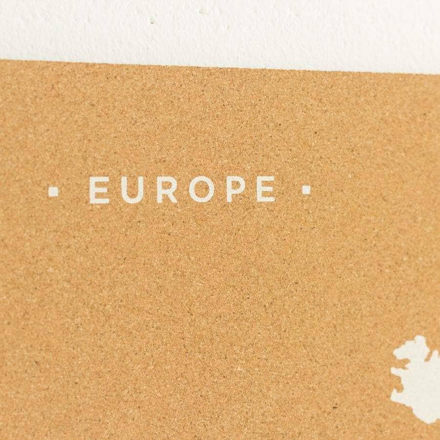Mapa de corcho - Woody Map Natural Europa - Misswood