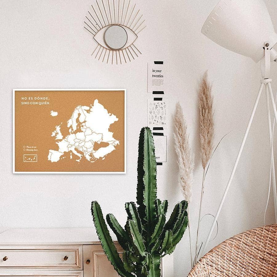 Mapa de corcho - Woody Map Personalizado - Misswood
