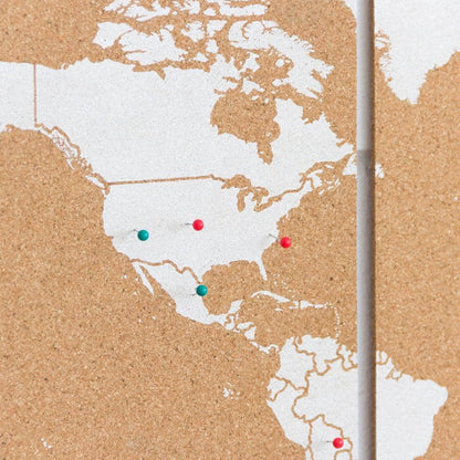 Mapa del mundo de corcho - Woody Map Natural Puzzle - Misswood