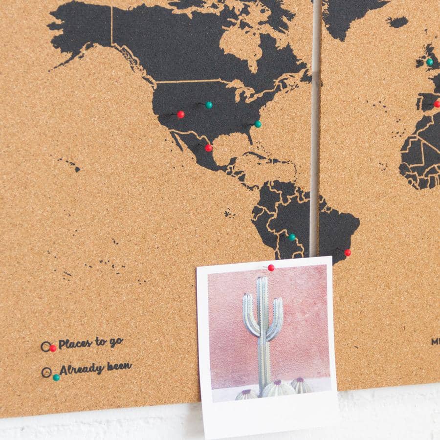 Mapa del mundo de corcho - Woody Map Natural Puzzle - Misswood