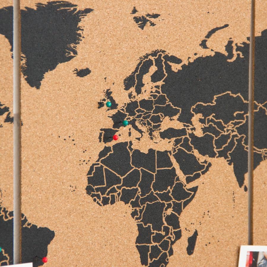 Mapa del mundo de corcho - Woody Map Natural Puzzle - Misswood