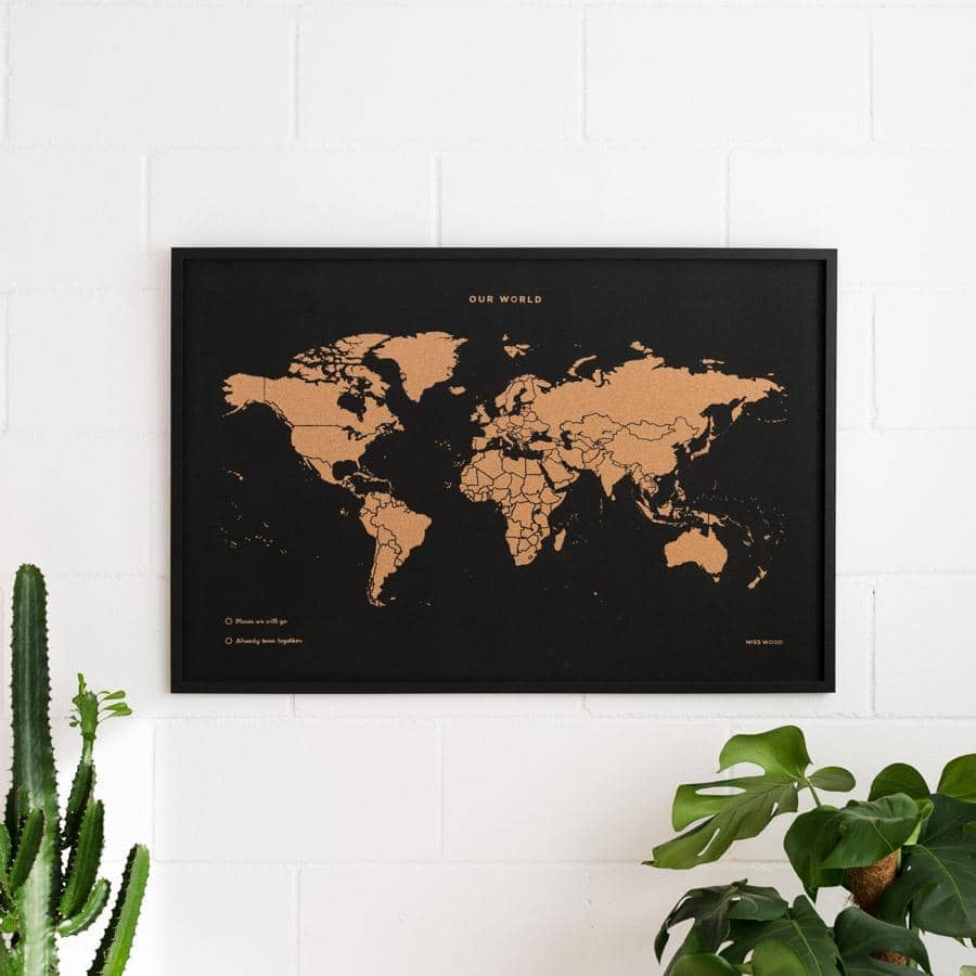 Mapamundi corcho - Woody Map Special Edition - Misswood