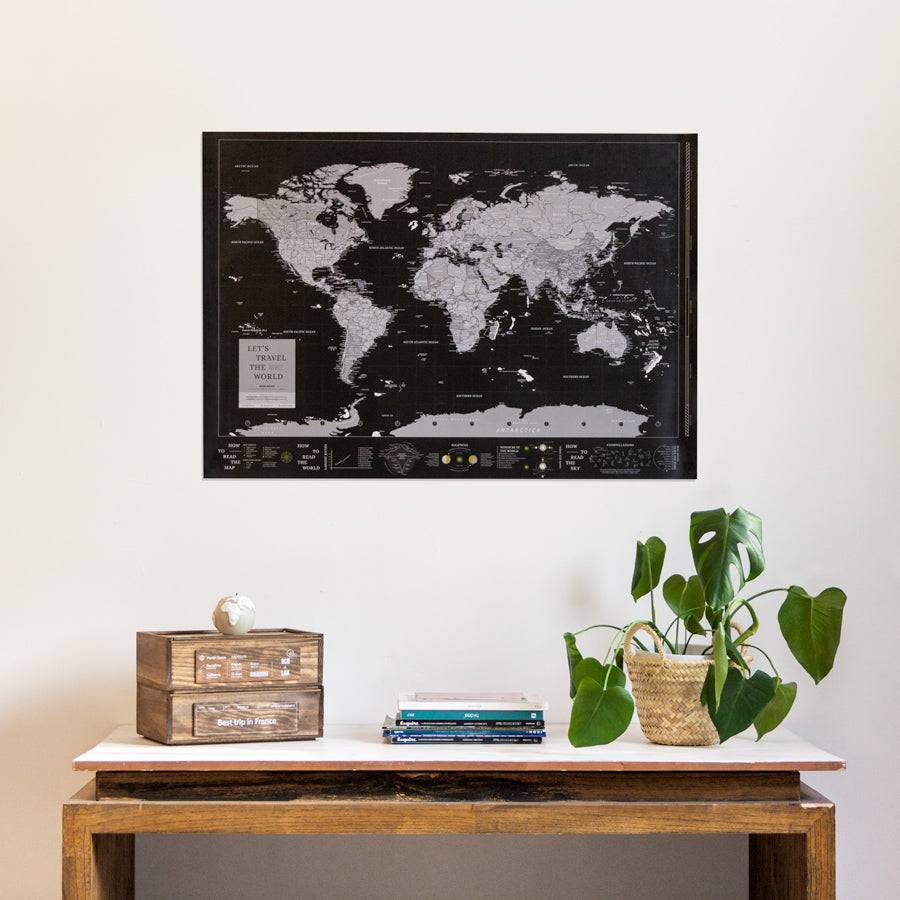 Weltkarten-Kunstdruck und -poster kaufen: Der beste Landkarten-Shop –  Misswood